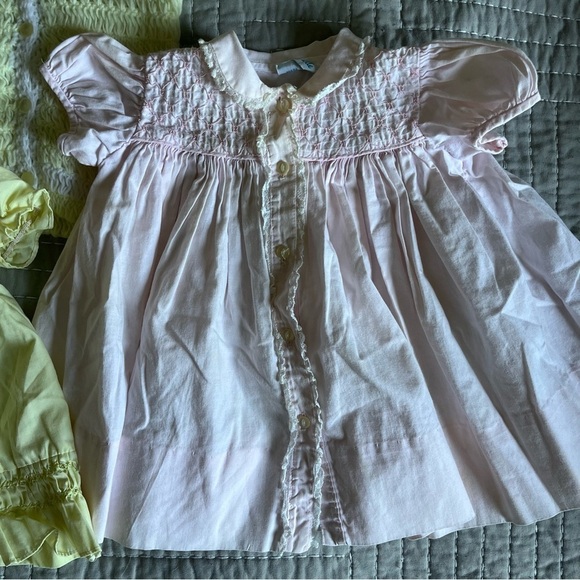 Nannette and Various Brands Vintage lot of two dresses sweater - Yellow and Pink - Picture 2 of 16